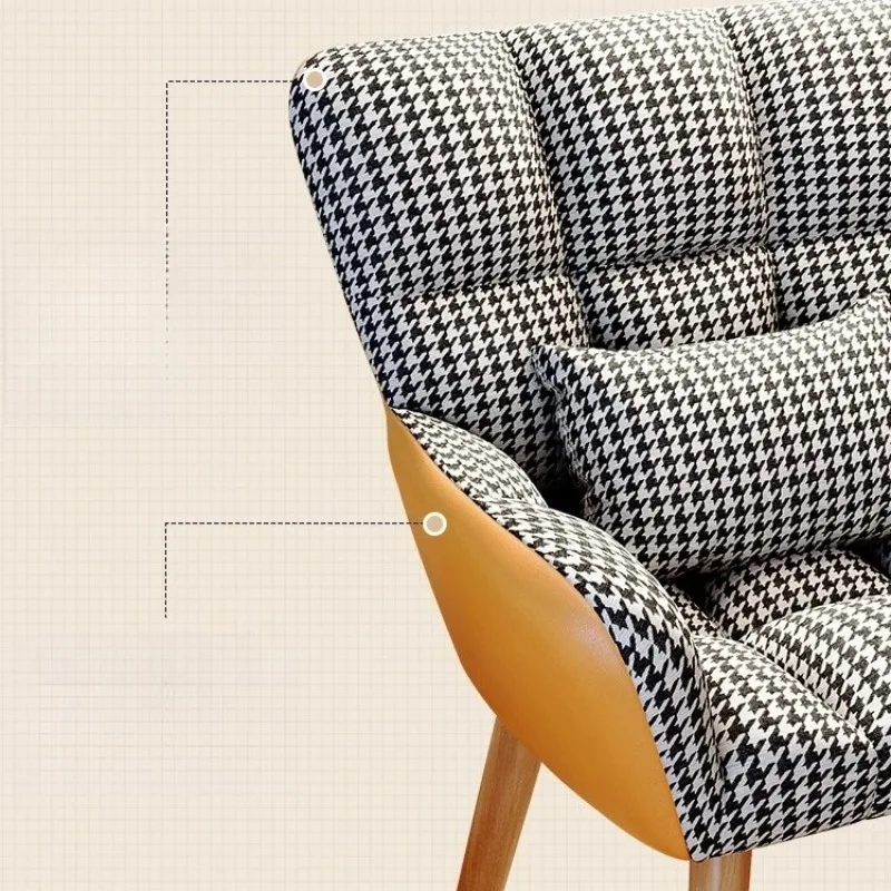 Comfortable dining chair for home, fashion makeup chair, backrest leisure soft seat