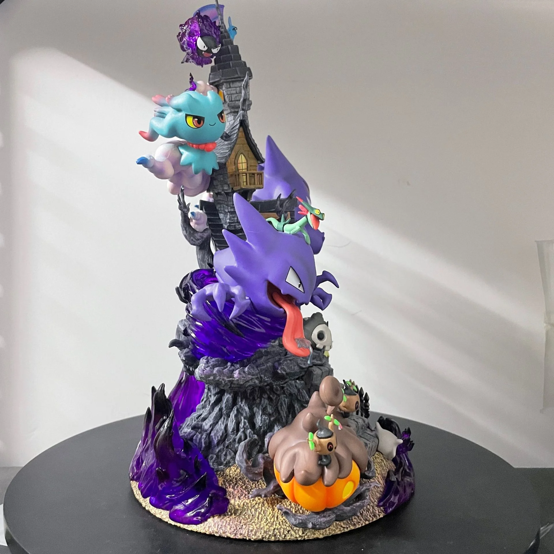 2025 Nuovo In Magazzino 31 centimetri Anime Pokemon Gengar Ghost Claw Action Figure Gioco Statua In Pvc Da Collezione Kawaii Modello Regali Bambole Giocattoli