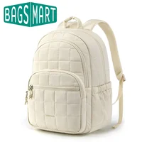 Mochila BAGSMART para mujer, mochila de viaje de gran capacidad, bolsos sencillos para mujer, mochila escolar para ordenador portátil para niñas