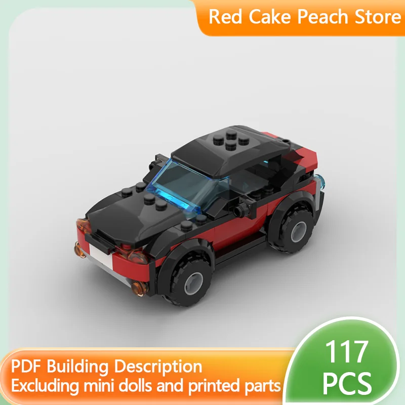 سرعة سباق السيارات نموذج MOC قوالب بناء عالية الأداء SUV وحدات التكنولوجيا الأطفال هدايا العيد تجميع اللعب البدلة #1