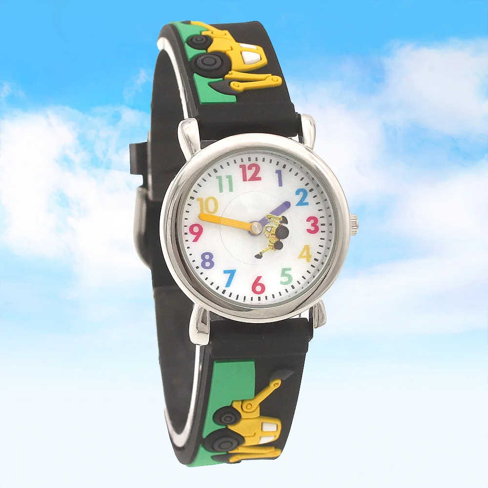 Colorful Digital Quartz Wristwatch for Boys And Girls Little Kids Students Toy Watch