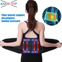 1Pcs Adjustable Neoprene Double Pull Lumbar Support Lower Back Belt Brace Pain Relief Band Waist Belt for Women Men Work Sports