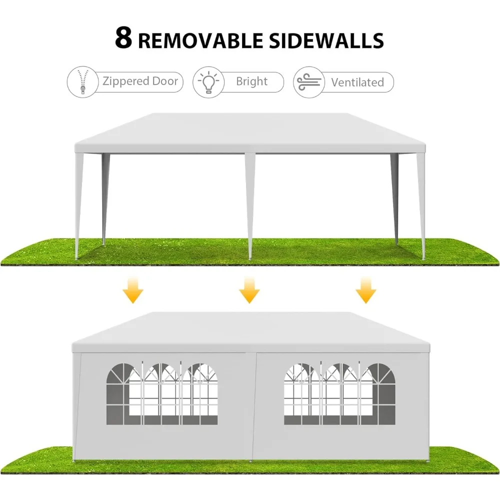 Tenda kanopi luar ruangan, Gazebo berkemah, penyimpanan, paviliun, untuk pesta, pernikahan, acara BBQ