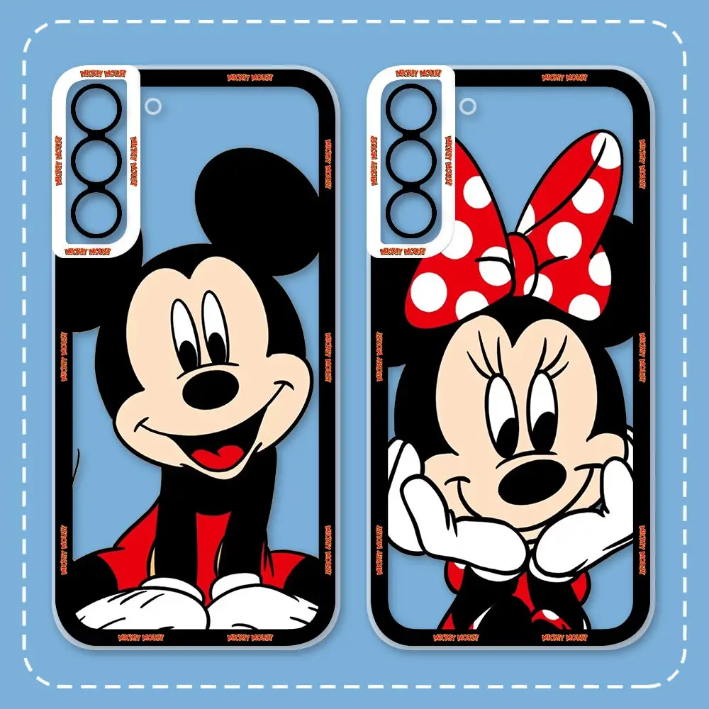 M-Mickey Mouse Cartoon Phone Case For Samsung Galaxy S24 S23 S22 S21 S20 FE Ultra S11 S10 Note 20 10 Ultra Plus Pro Lite Cover