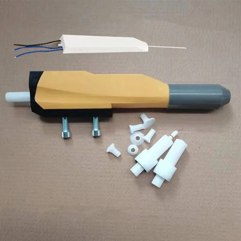 sMaster Manual Electrostatic Powder Coating Gun Shell Kit  Powder Spray Gun Body and HV Cascade Modular Waterfall Fro Gema03