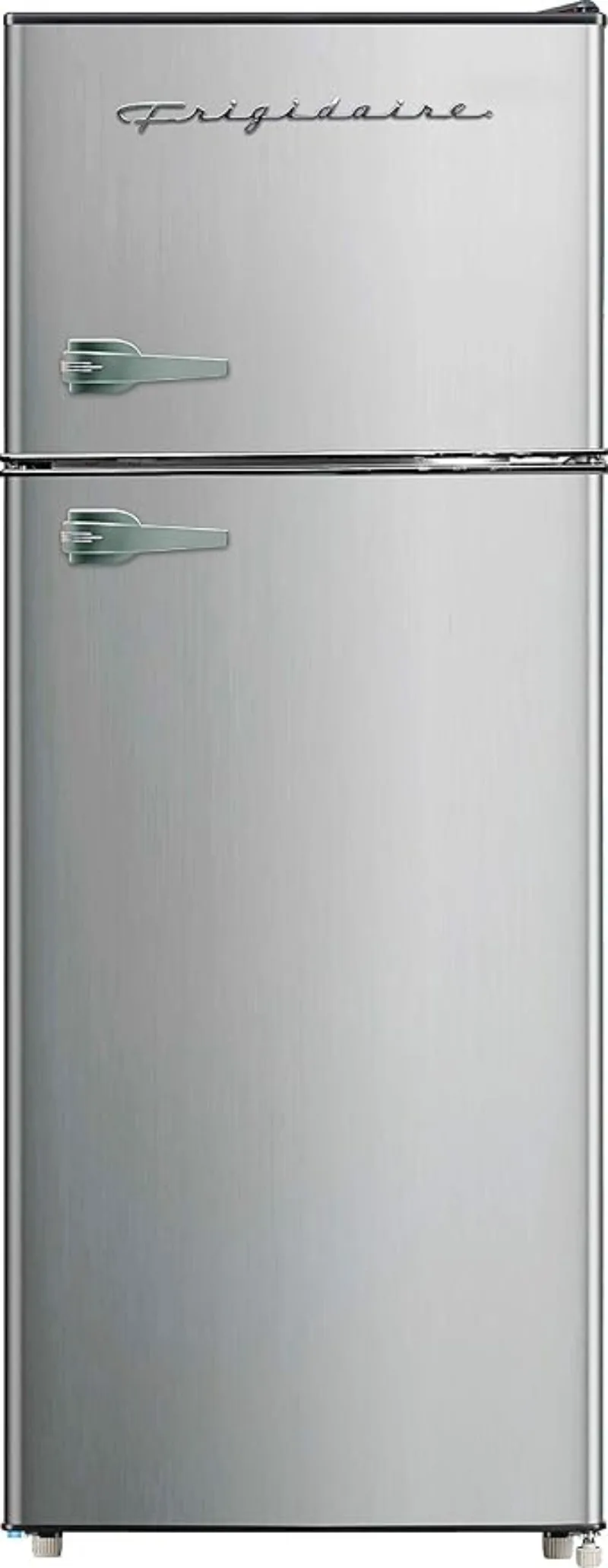 Frigidaire EFR751, kulkas Ukuran Apartemen 2 pintu dengan Freezer, 7.5 cu ft, seri Platinum, baja tahan karat