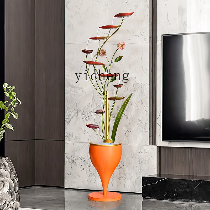 

FY1 Water Flowing Ornament Circulating Water Living Room Floor Decoration Opening Gift Fountain Beside TV Cabinet