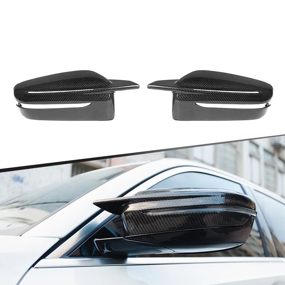 

Carbon Fiber Car Door Side Rearview Mirror Cover Caps For BMW 3 4 5 7 8 Series G20 G21 G22 G23 G30 G31 G11 G12 G14 G15 G16 (LHD)