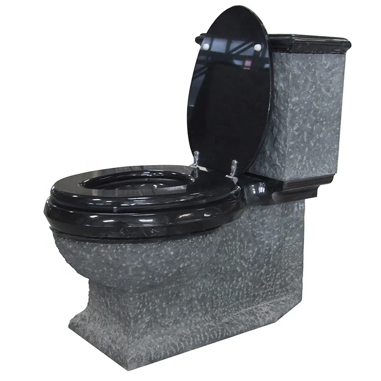 Chinese Absolute Black Granite Sanitary Ware Wc Toilet