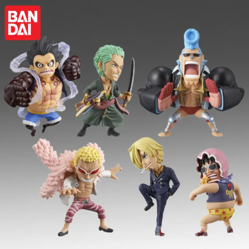 

In Stock Bandai Original Banpresto Wcf One Piece Luffy Zoro Action Figure Model Doll Brand New Boxed Anime Characters Toys Model