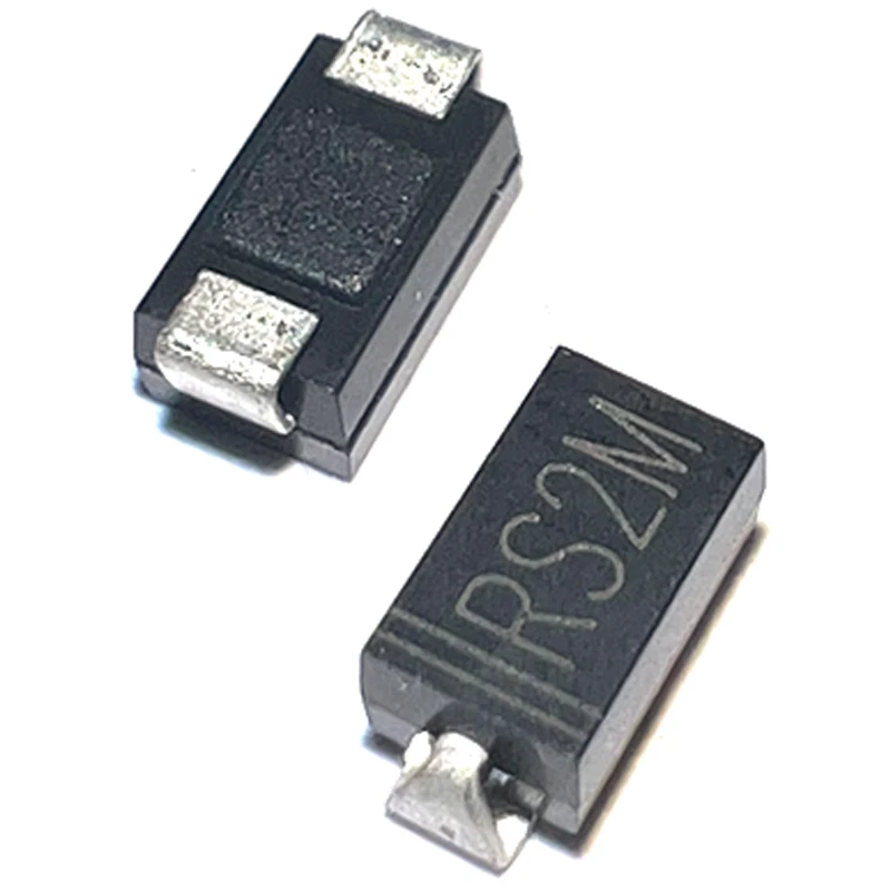 50pcs RS2M SMD Diode SMA Package DO214AC Fast Recovery Diode Patch FR207 2A/1000V