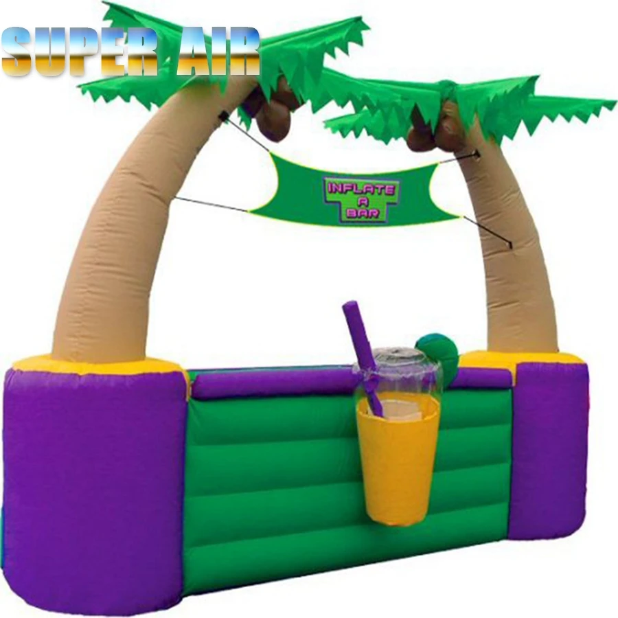 

coconut tree inflatable stall outdoor removable professional custom safe and portable kiosk