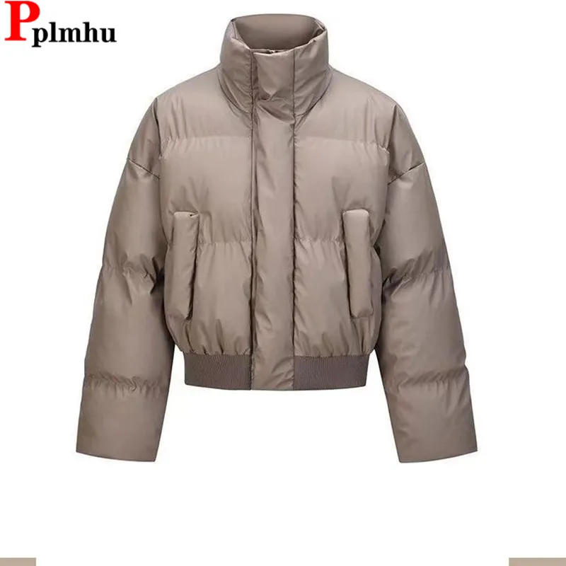 Korea Thicken Short Cotton Coats Tops Winter Loose Casual Parkas Classic Snow Wear Chaqueta  Warm Fashion Women Jaqueta Abrigo