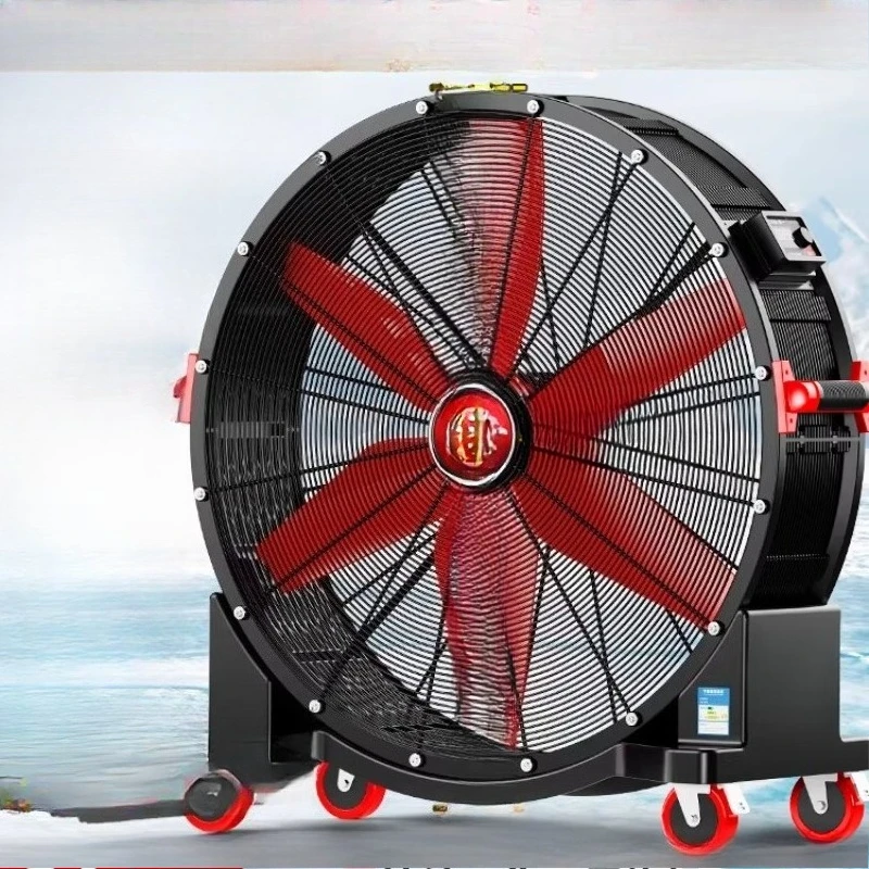 

Frequency conversion industrial electric fan Mobile powerful cylindrical fan