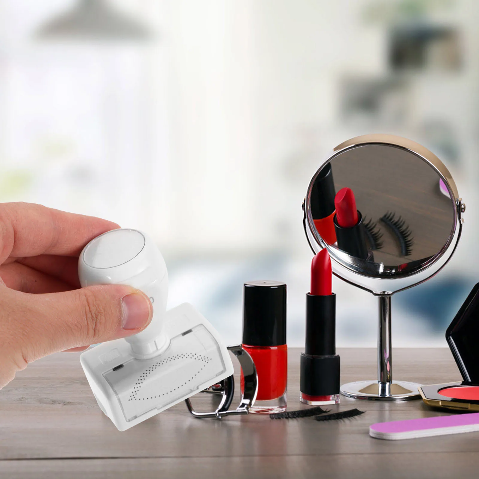 Stempel für untere Wimpern, wiederverwendbar, Übungsassistent für falsche Wimpern, Wimpernstempel-Werkzeug für Wimpernverlängerungen, Wimpernstempel