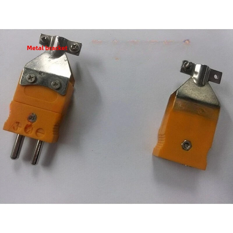 

K-Type Large Yellow Male/Female Connectors - Thermocouple Connectors for PT100 Thermometers & Sensors