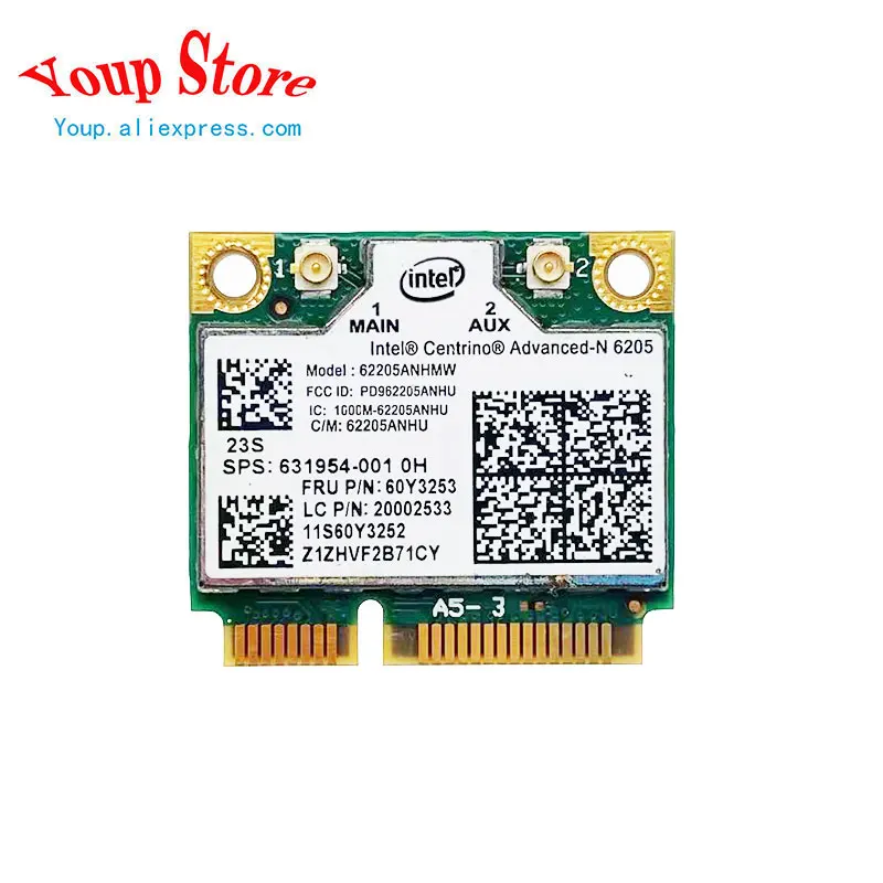 New Original 60Y3253 Advanced-N 6205 WiFi Wireless Network Card For Lenovo Thinkpad T520 T530 X220 X230 T420 T430 S i L430 L530