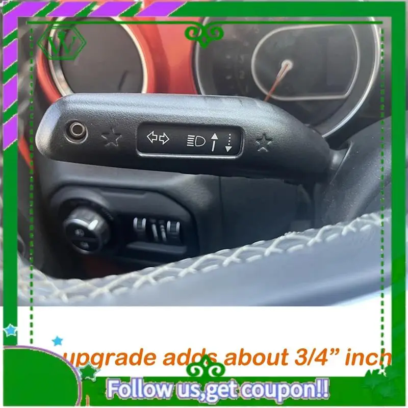 AC34-Turn Signal Lever Extension Blinker Switch Indicator Extension For Jeep Wrangler JL Gladiator JT 2018-2024 Accessories