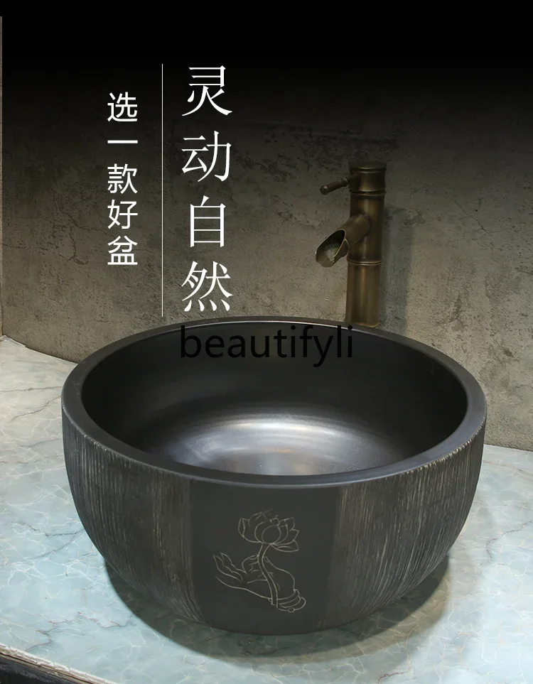 

ss Foot bath spa foot bath club foot bath ceramic bucket with raised platform basin household art