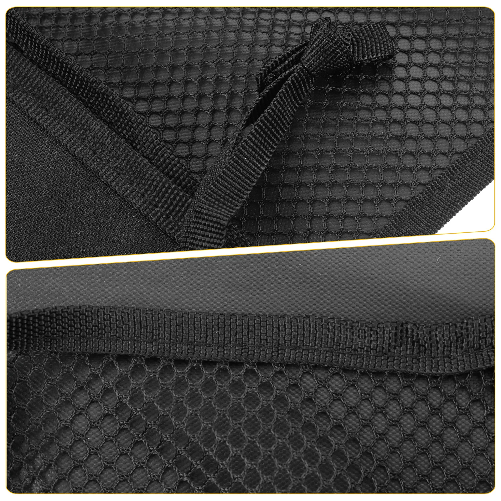 

Wheelchair Under Seat Storage Bag Foldable Organizer Polyester Oxford Cloth Large Capacity Side Mesh Pockets Walker Bags