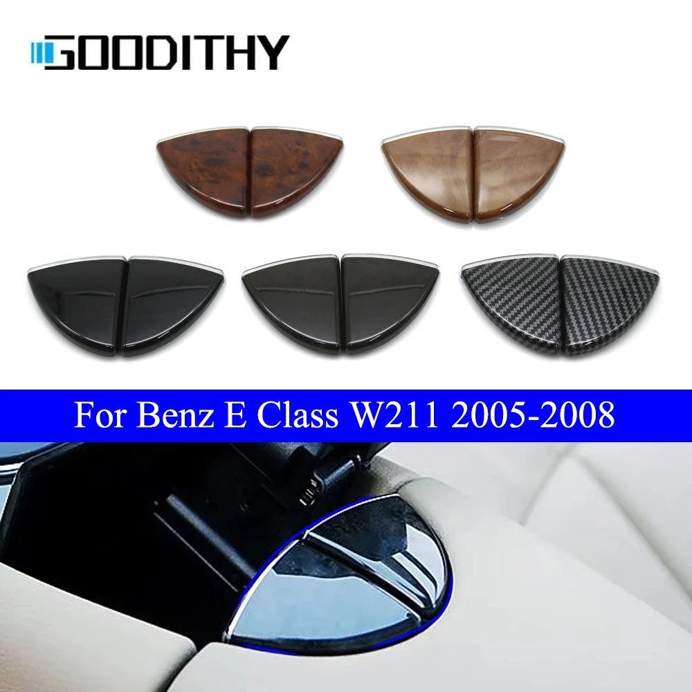 Car Center Console Armrest Lock Switch Latch Button Cover For Mercedes Benz E Class W211 2005-2008 E200 E300 E320 E350 E500