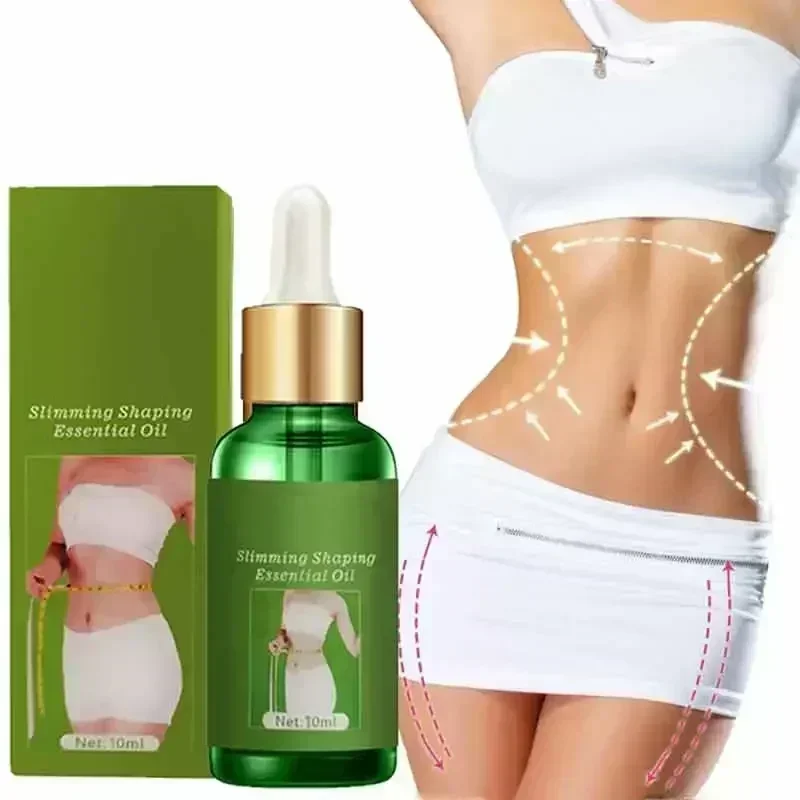 HOT~NewNatural Plant Extracted Weight Lose Essential Oils Massage Oil Fat Burning Belly Loss Fat Lose Weight burn Down serum0903