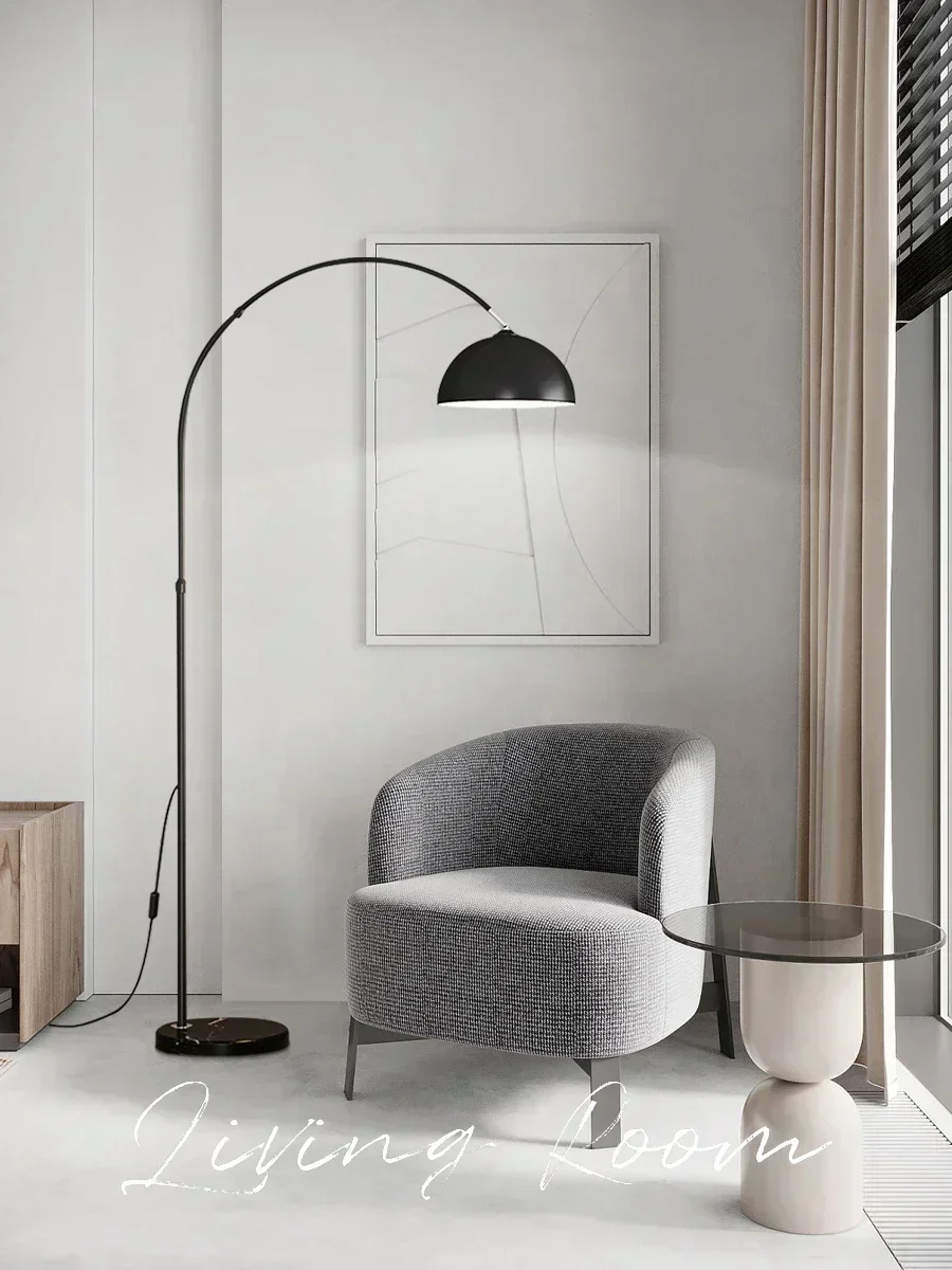 Nordic Instagram Creative Floor Lamp Living Room Sofa Bedroom Warm Decoration Light Luxury Marble Floor Lamp Home Decoration Art
