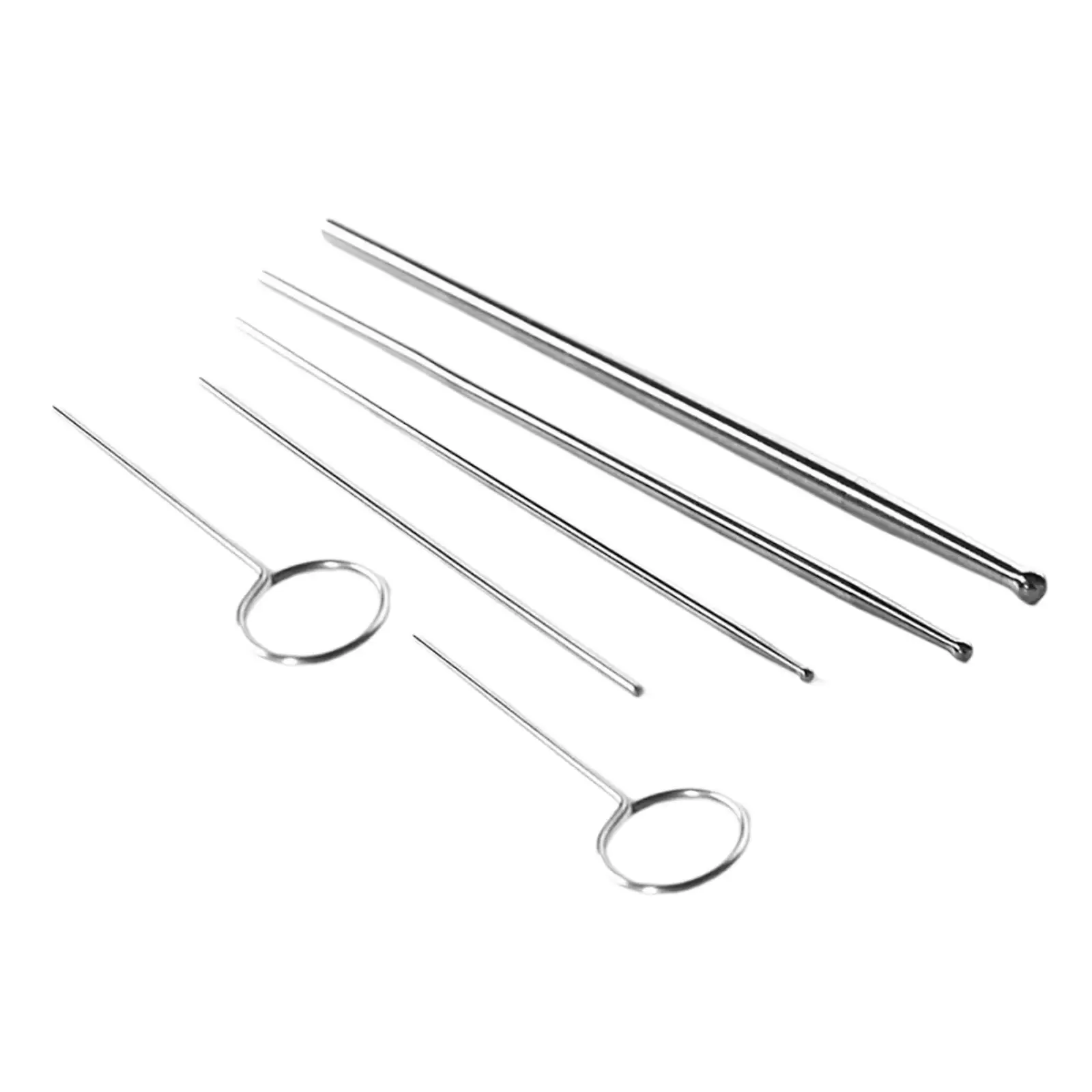 Reptiles Snake Gender Probes Set 6Pcs Reusable Different Size with Case Round Reptiles Snake Gender Probes Set 6Pcs Reusable Different Size with Case Round