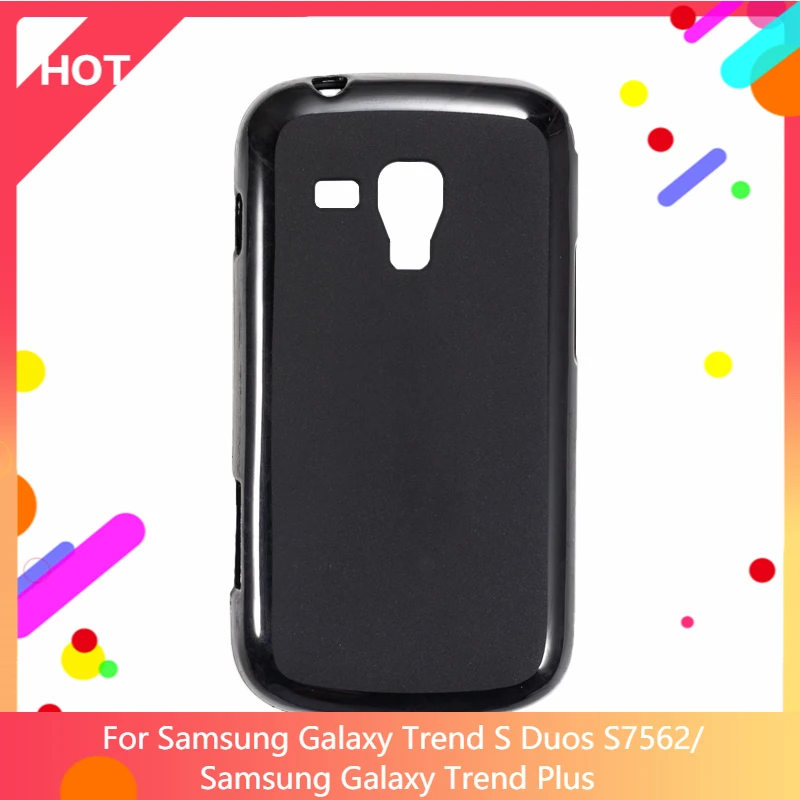 Galaxy Trend S Duos S7562 Case Matte TPU Silikon Lembut Kembali Menutupi untuk Samsung Galaxy Trend Plus Case Slim shockproof