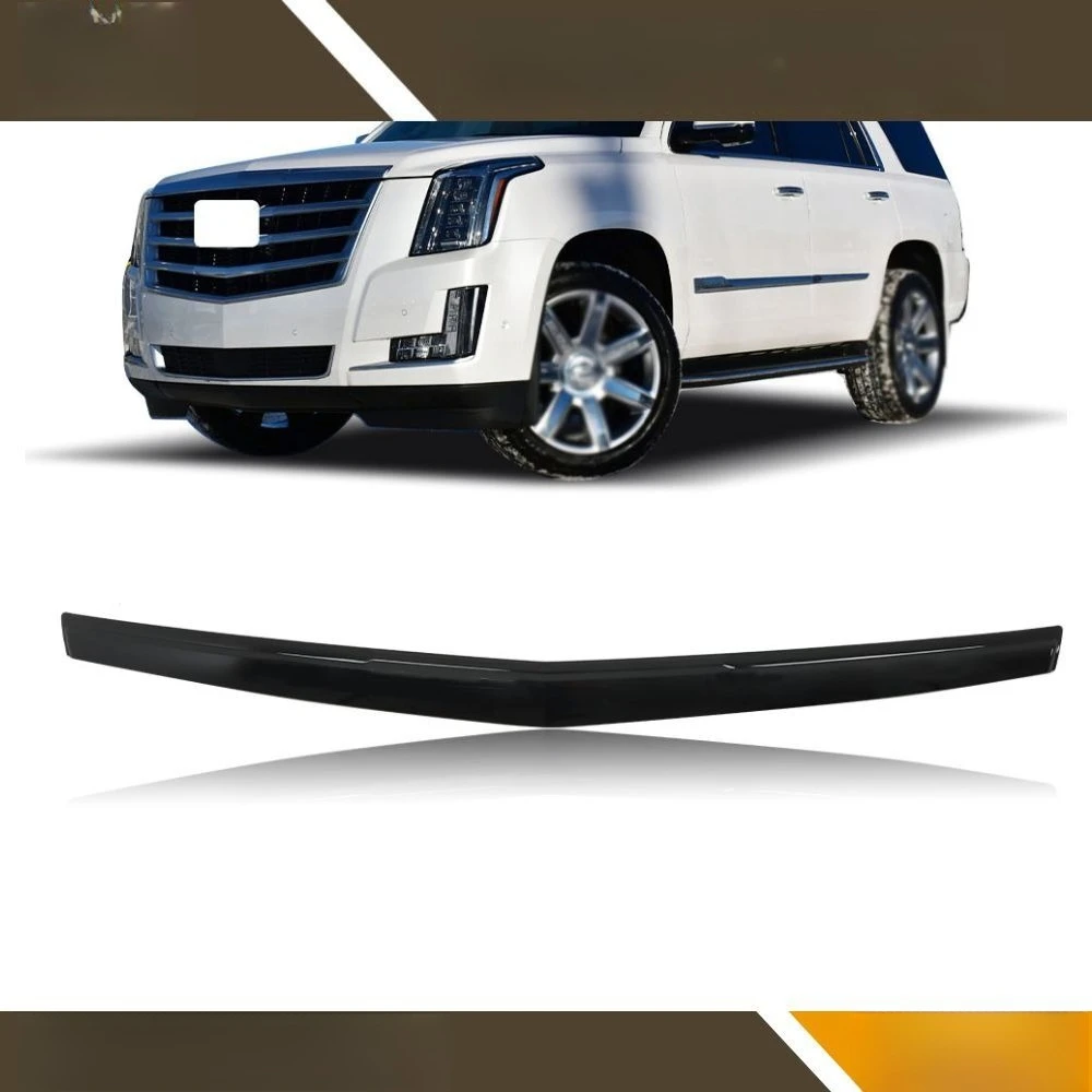 

Gloss Black Hood Molding Trim For Cadillac Escalade ESV 2015 2016-2018 2019 2020