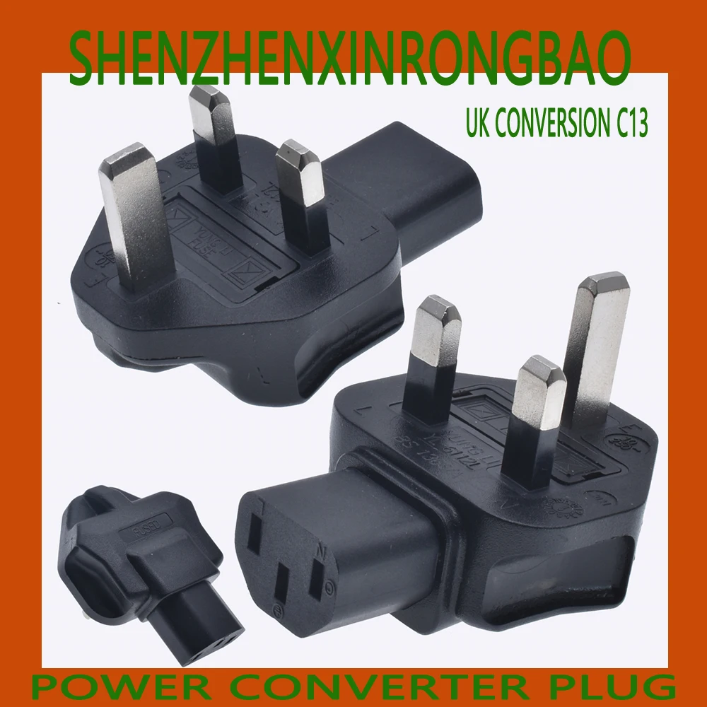 

UK to IEC320 C13 1363/A Standard Power adapter, British BS1363 male to IEC320 C13 female Right Angle AC Plug, UK 3pin to PDU/UPS