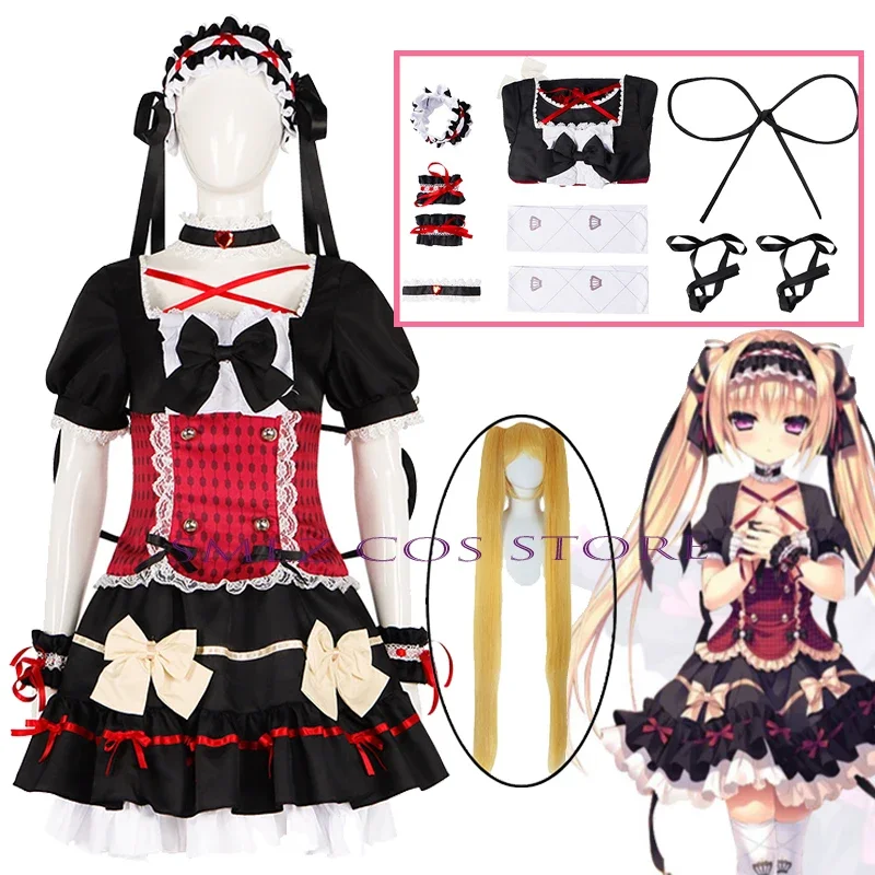 mia-cosplay-game-shiniyuku-kimi-yakata-ni-mebuku-zouo-costume-black-maid-dress-wig-lolita-set-halloween-party-outfit-for-woman