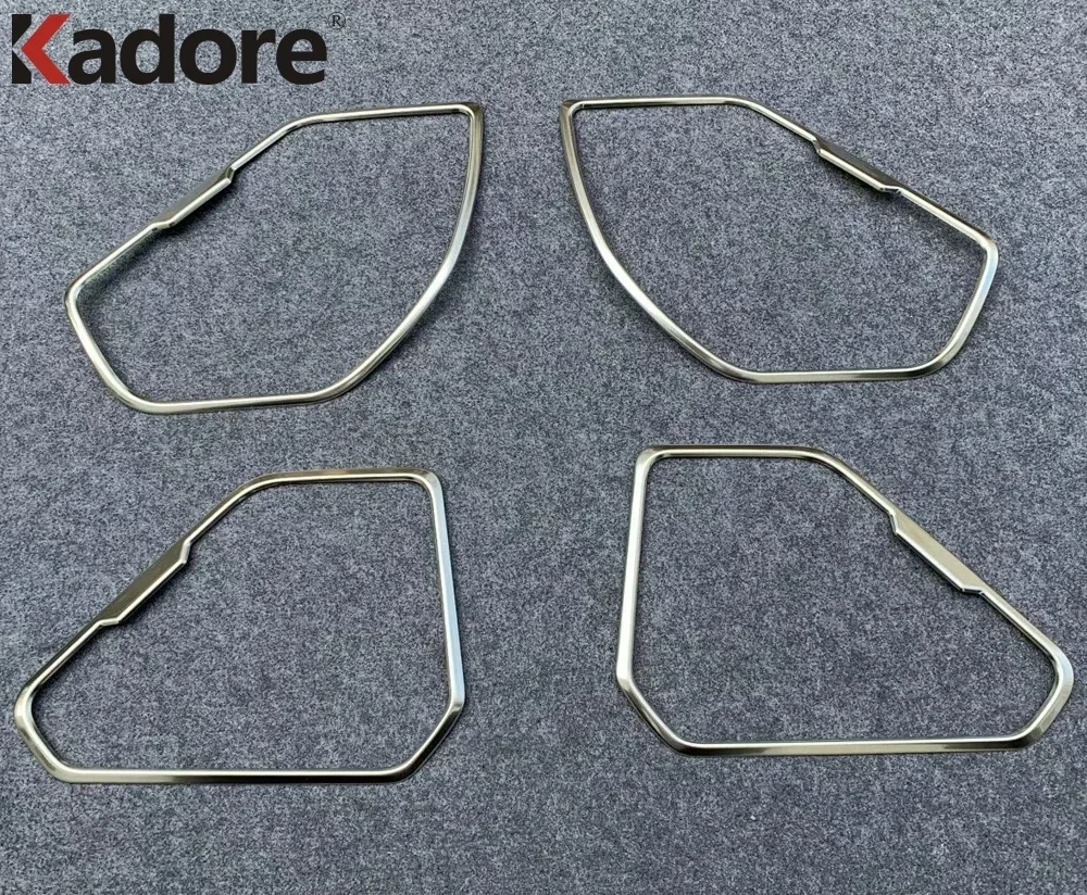 لتويوتا RAV4 RAV 4 2019 2020 2021 2022 2023 2024 الباب الداخلي مكبر صوت ستيريو الصوت حلقة غطاء الكسوة إطار الصوت اكسسوارات السيارات