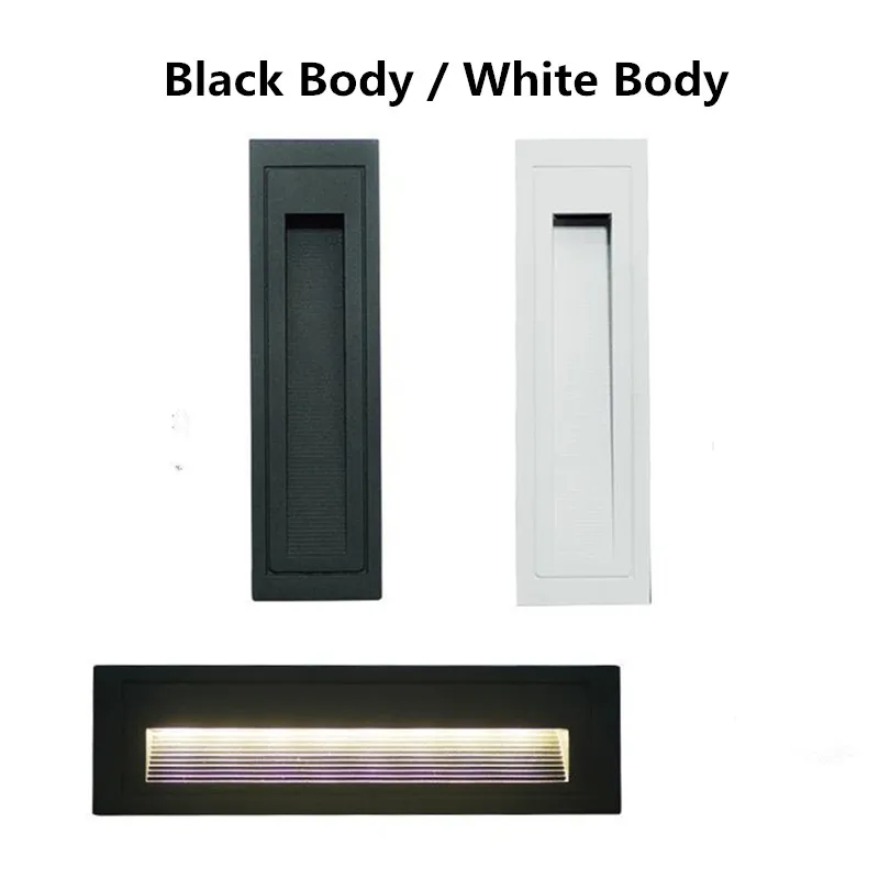 10W Wand Licht Unterirdischen Wasserdichte Led Schritt Treppen Lichter Outdoor Footlight Einbau Ecke Wand Lampe Außen Garten Licht