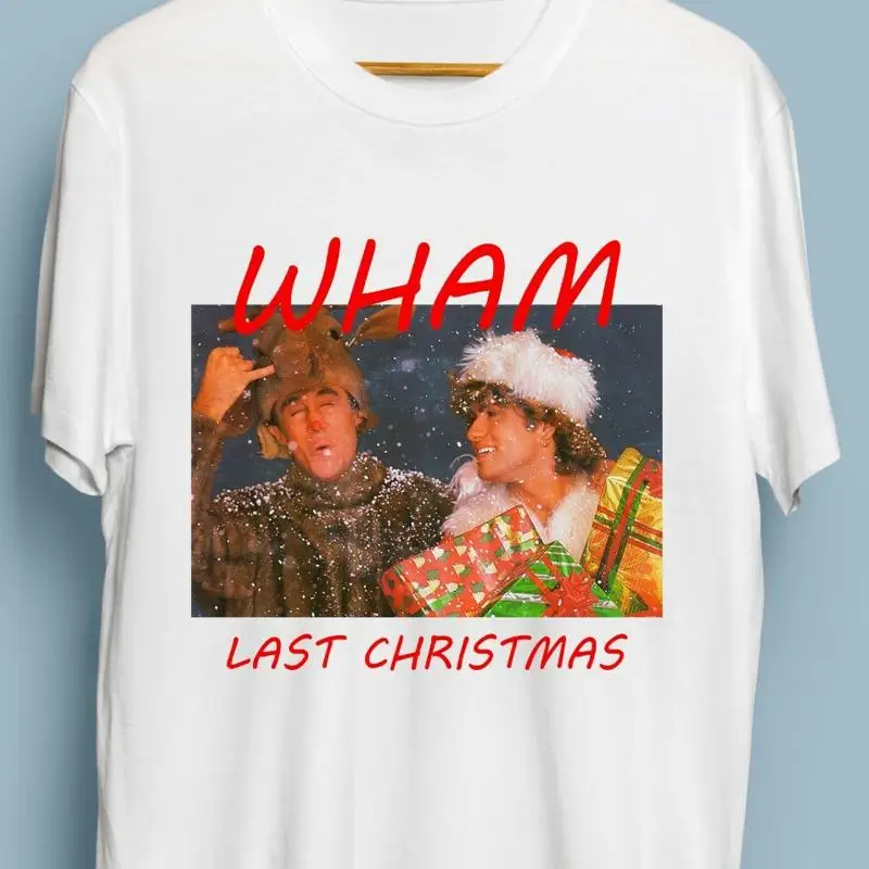 

Винтажная футболка в стиле ретро George Michael Wham Last Christmas S M L XL 2XL