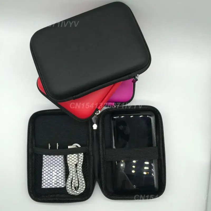 Hdd Storage Bag Portable External Carrying Travel Protector Bag For Usb Cable Card Reader Pouch Eva Shockproof 2.5 Inch