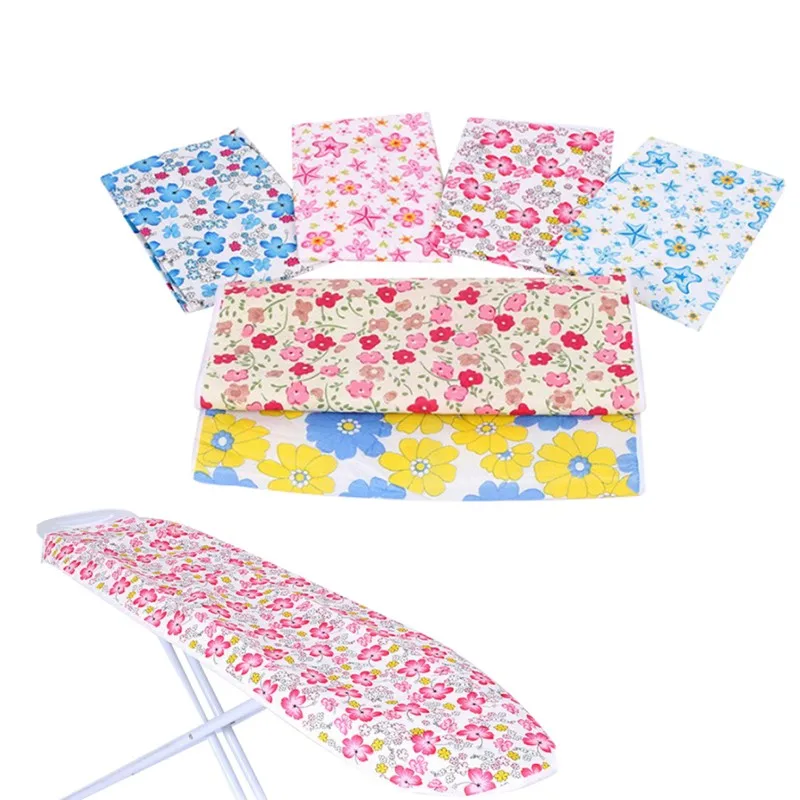 1PC 140x50cm Retro Flower Universal Home Elastic band Ironing Board Cover Heavy Heat Reflective Scorch Resistant Random