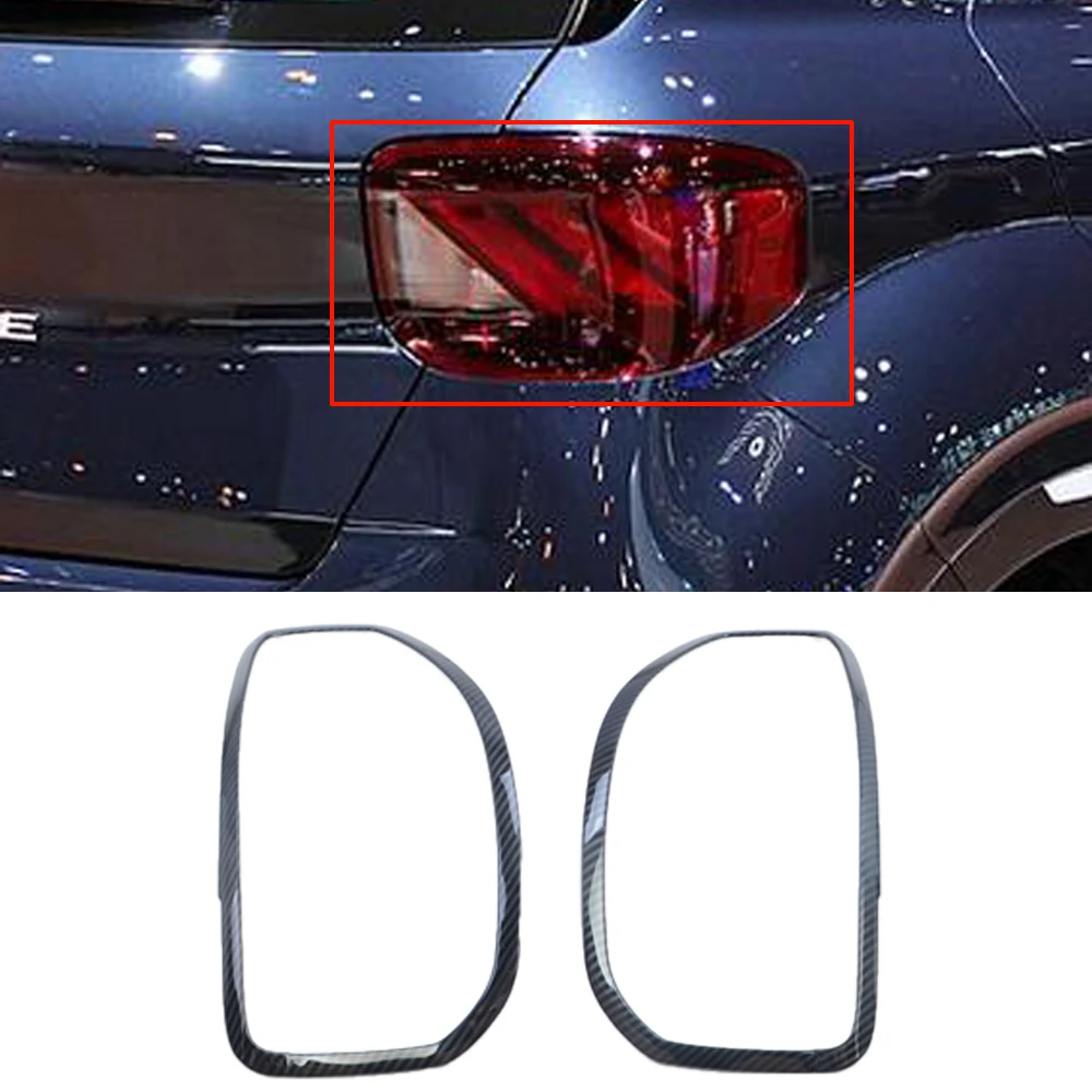 

2pcs Rear Tail Light Lamp Cover Trims For Hyundai Venue 2019 2020 2021 Car Rear Left Right Tail Light Trim Ring Lamp Cover