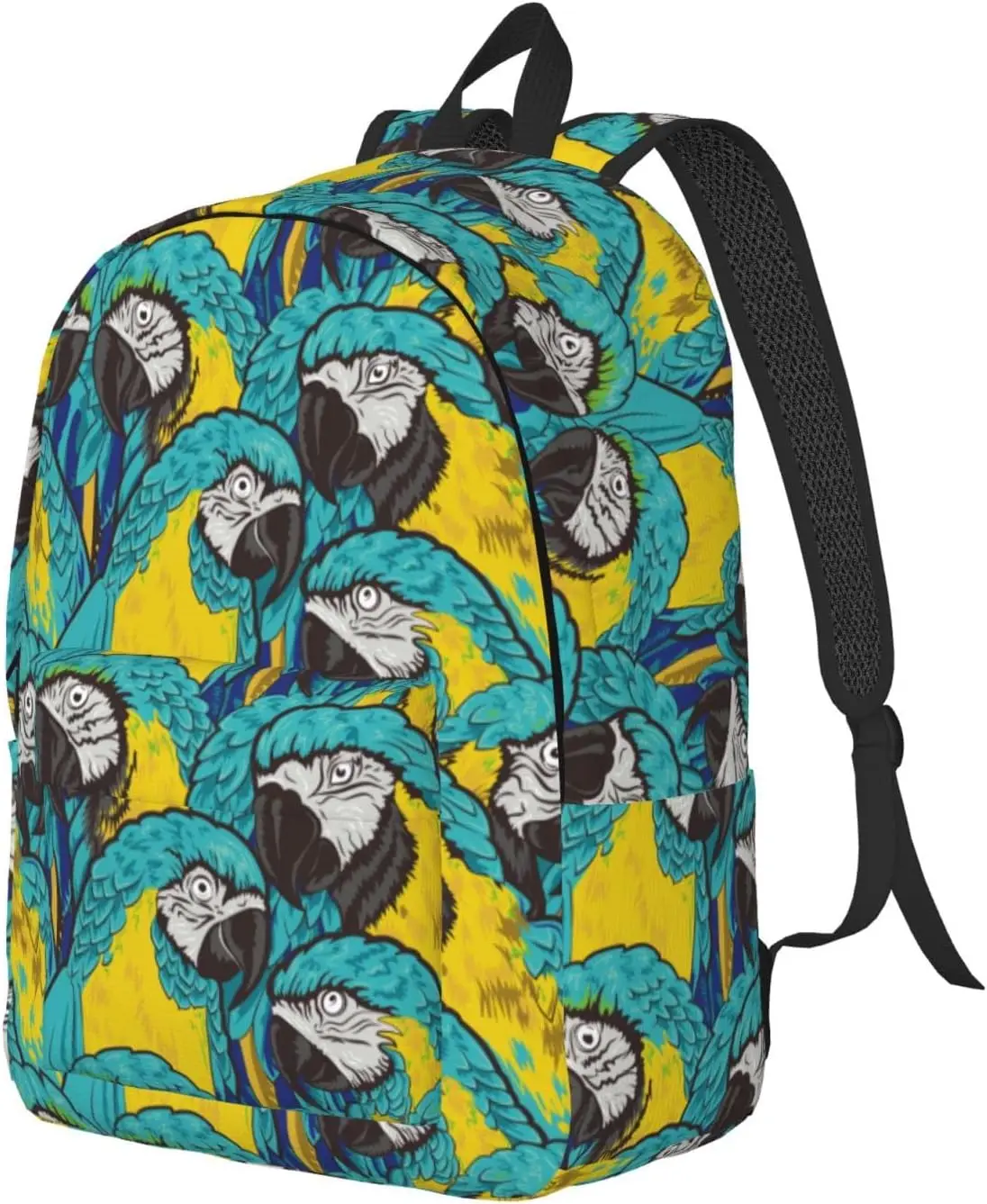 Backpack Casual Lightweight Parrots Laptop Backpack Men Women Travel Bag Outdoor Canvas Daypack