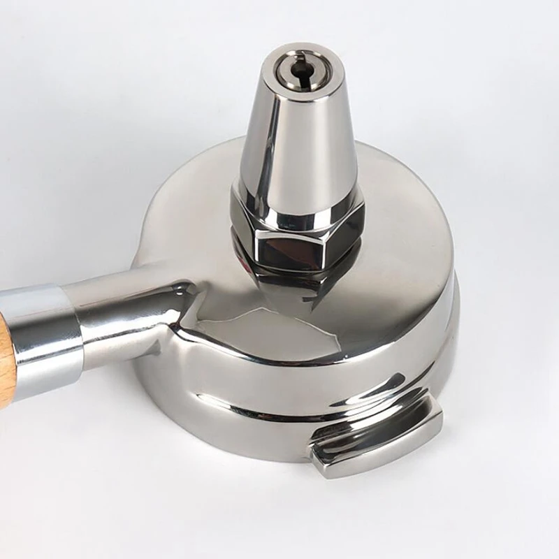 Portafilter de chá com alça de madeira e terno 58mm máquina de café/portafilter de chá/design para saquinho de chá e chá quebrado