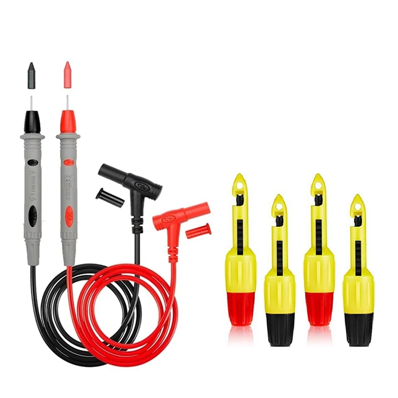 

1Set Wire Piercing Probe Insulation Piercing Clip Circuit Repair Tools For Inspection Of Automotive Circuits With 2 Test Leads