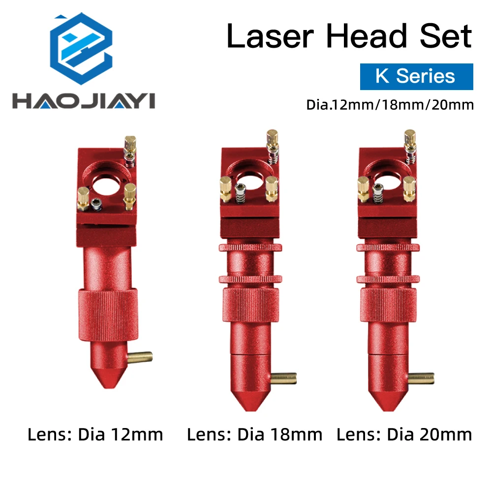 Imagem -02 - Grupo Principal do Laser do Co2 Lente Diâmetro do Espelho 20 mm para a Gravura do Laser Máquina de Corte Co2 4060 K40 Diâmetro 12 18 20 mm