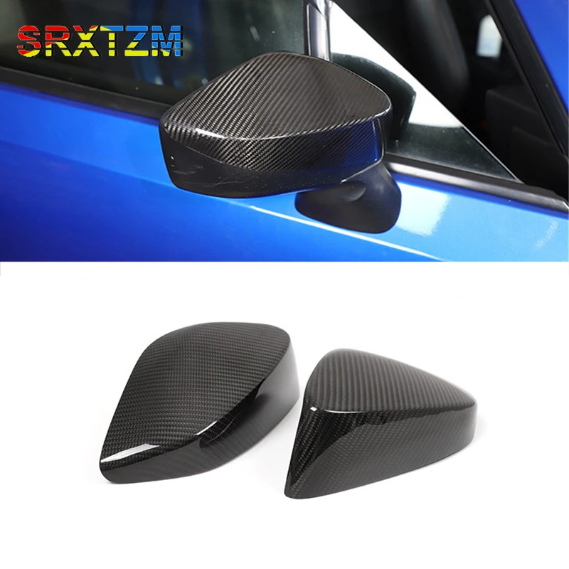 

Carbon Fiber Exterior Side Rearview Mirror Cover Trim For Subaru Brz Toyota 86 2013-2021