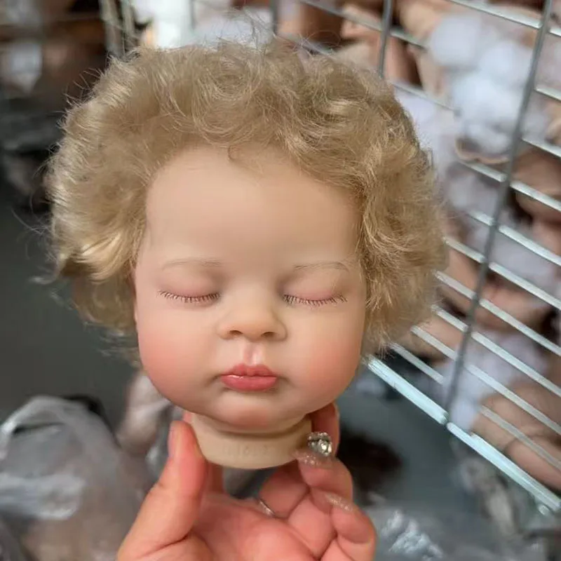 19inch Esenia Reborn Painted Doll Kit With Brown and Blond Hair