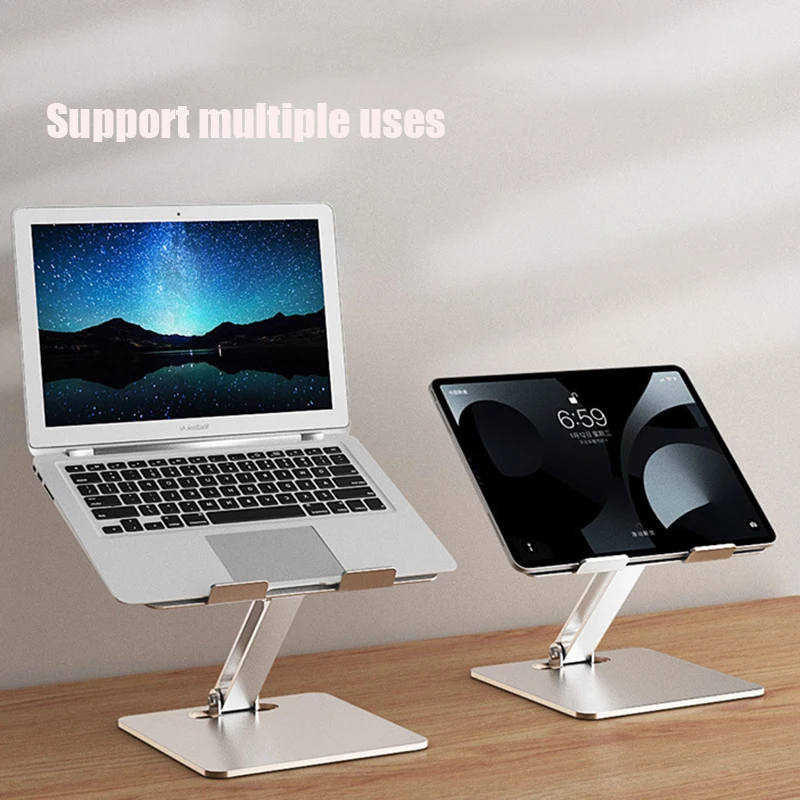 Supporto per Laptop regolabile supporto per Notebook con Base portatile per supporto per Laptop Macbook supporto da tavolo per Laptop supporto per Tablet per Computer