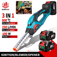 ONEVAN 800℃ Electric Heat Gun 4000W Igniter 3IN1 Hot Air Gun Blower Handheld Multifunction Home Tool For Makita 18V Battery Pin