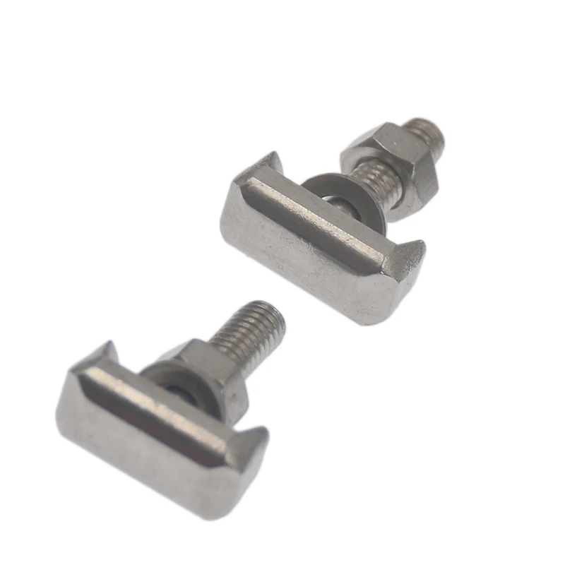 A82U-2Pcs Replacement Battery Terminal M6 Screws Bolt Nut Washer T-Bolt 6X0915138 For GMC 6X0915138