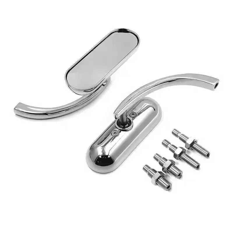

Pkx For Motorcycle Rearview Mirror Square Oval Side Mirror Harley Touring Electra Glide Dyna Fatboy Softail Breakout Sportster