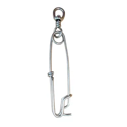 Stainless Steel Spearfishing Clip with Swivel Floatlines Railguns Swivel Connector Accessory
