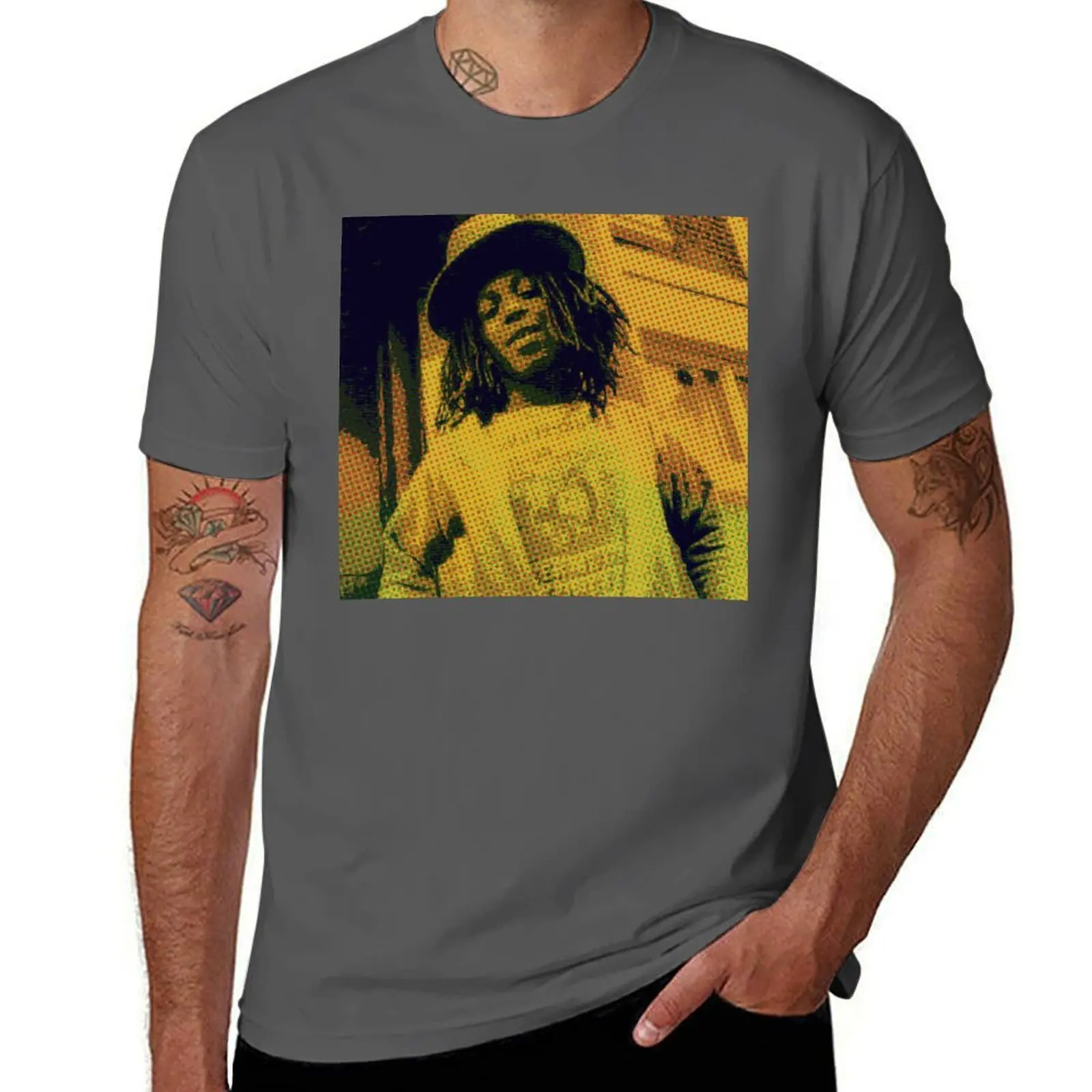 

Hugh Mundell T-Shirt man graphic t shirt anime t shirts for man t shirts for man cotton funny T-Shirt